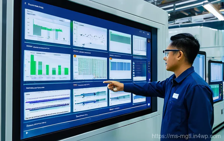 디지털 트윈의 구현을 위한 플랫폼 비교 - **Prompt:** A dynamic, high-tech control room within a modern Malaysian manufacturing plant. Several...