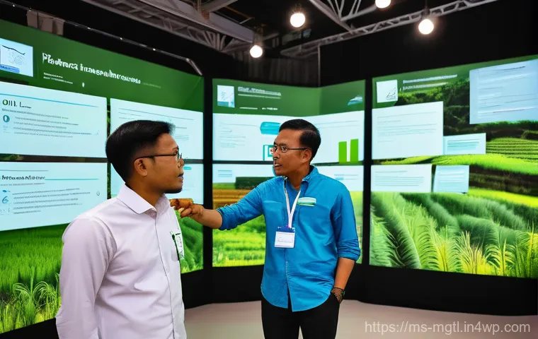 디지털 트윈 기술의 활용 사례  농업 - **Prompt 2: Bountiful Harvest with Digital Twin Optimization in Cameron Highlands**
    "A joyous an...