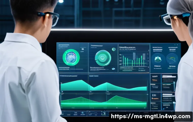 디지털 트윈의 혁신적 변화 사례 - **"Optimizing Factory Operations with Digital Twin Technology"**
A futuristic, brightly lit fact...